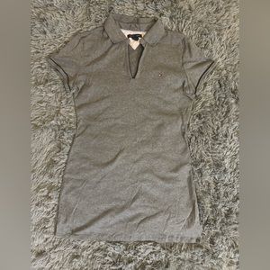 Tommy Hilfiger Polo Mini Dress Heather Grey Size S